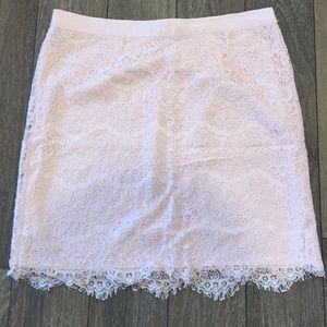 3/$15 Pink lace skirt